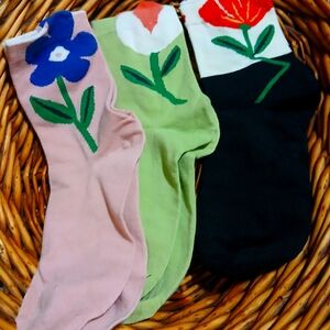 Socks flowers for woman